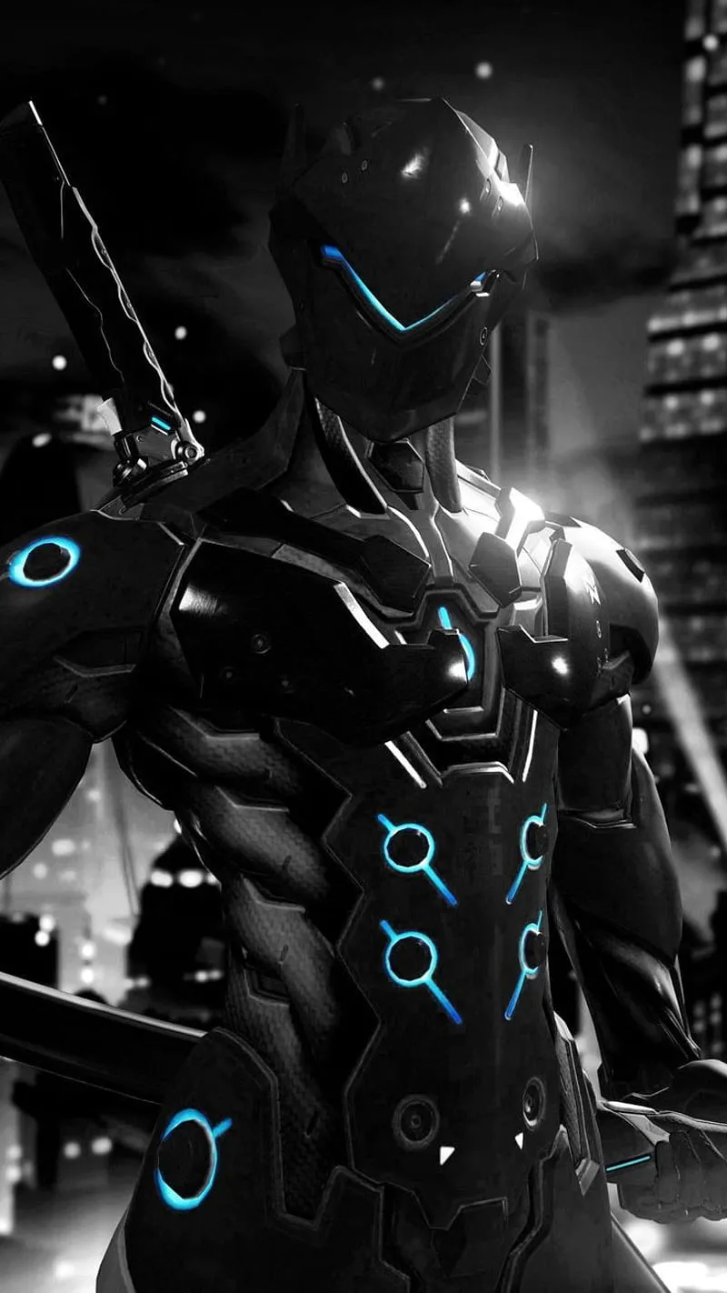 Genji, genji, overwatch, HD phone wallpaper