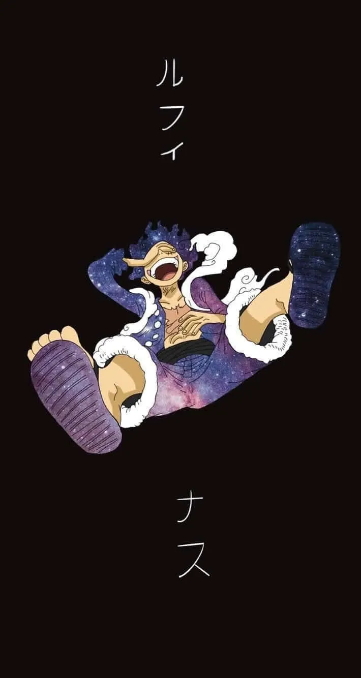 Luffy Gear 5 iPhone Wallpaper