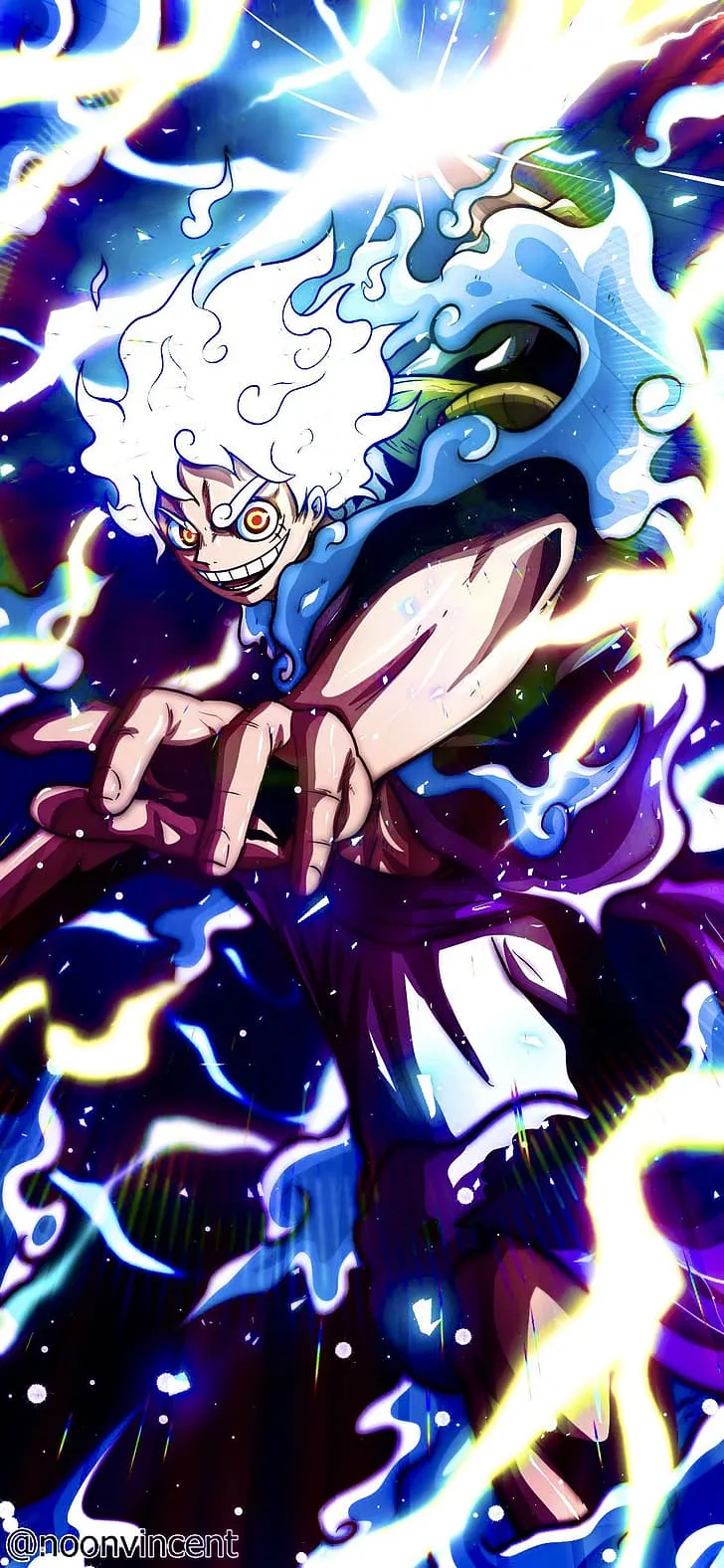 3840x800px. free download. HD wallpaper: One Piece, Monkey D. Luffy, Gear 5th, sun god nika, vincentnoon