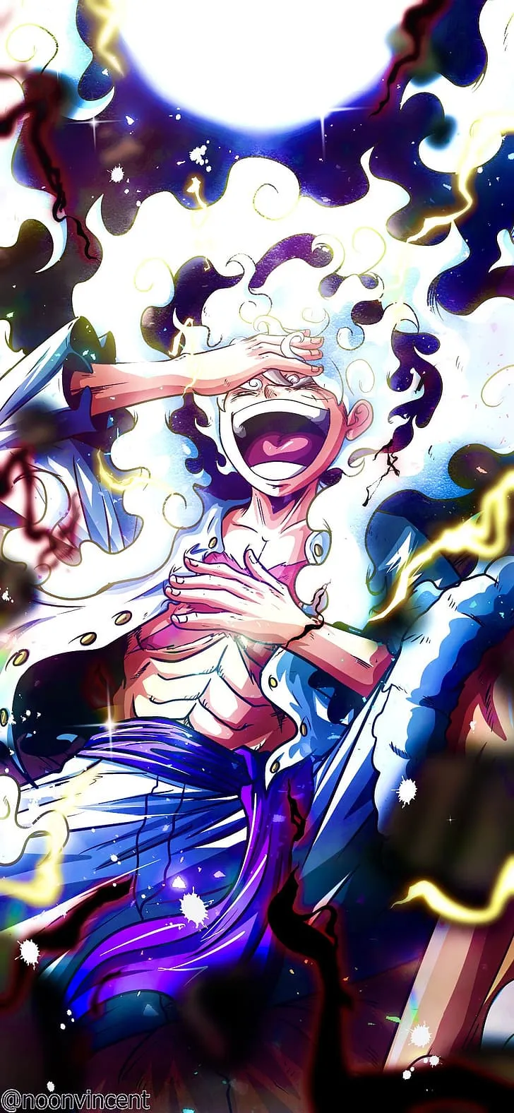 HD wallpaper: One Piece, Monkey D. Luffy, Gear 5th, sun god nika, vincentnoon