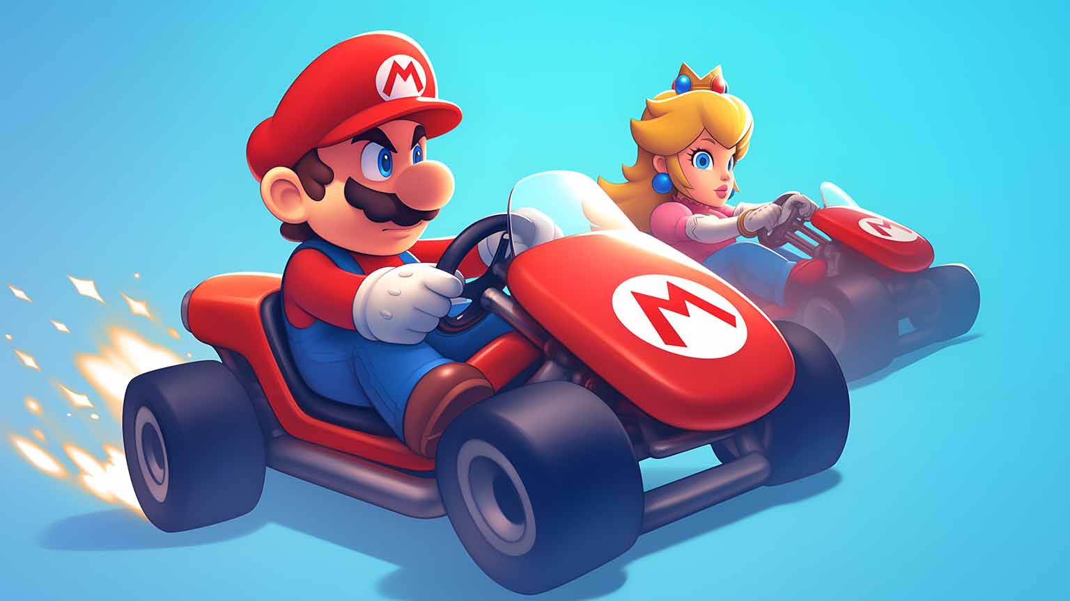 Princess Peach Go Kart Mario Kart Nintendo Mario Kart™ Princess Peach Ornament Keepsake Ornaments
