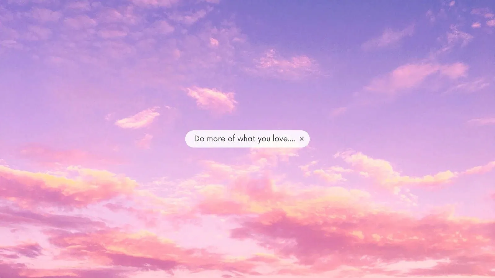 Download Aesthetic Cloud Desktop Quotes Wallpaper