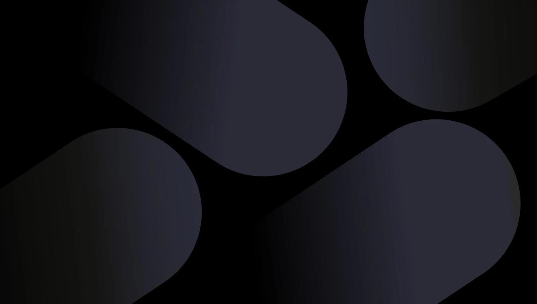 Minimalistic panoramic black abstract background with dark gradient geometric elements. Modern premium graphic design element. Luxury futuristic backdrop