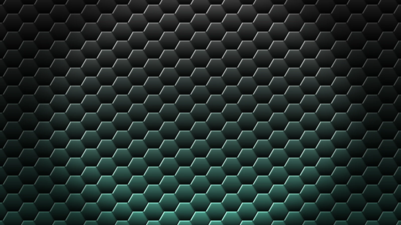 Hexagon, Vignette, Dark, Gradient, Simple Background 4K Desktop Wallpaper