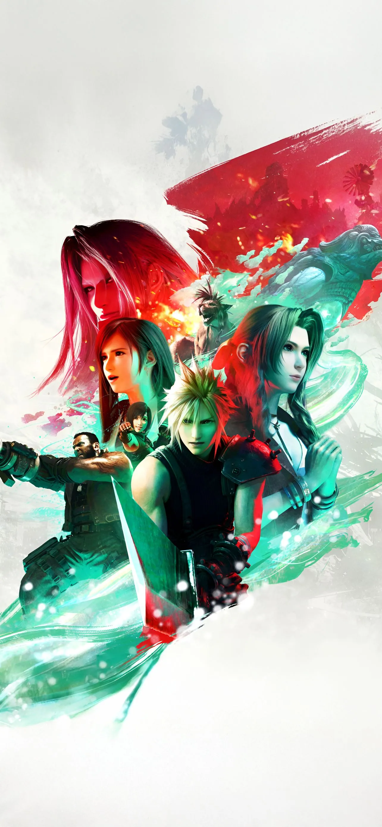 Final Fantasy VII Rebirth Artwork Version 4 Wallpaper with Monocle