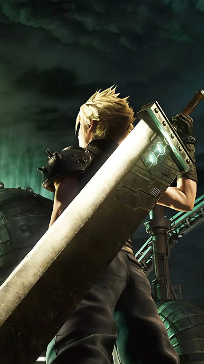 Cloud in Midgar, cloud strife, final fantasy 7 remake, HD phone wallpaper
