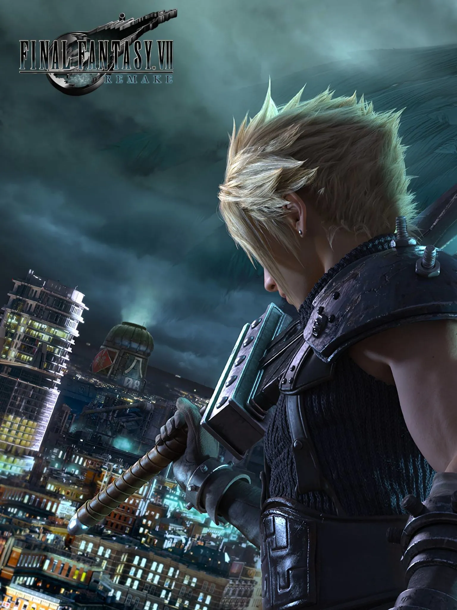 Phone wallpaper: Final Fantasy Vii Remake, Cloud Strife, Video Game, Final Fantasy Vii, Final Fantasy 1157215