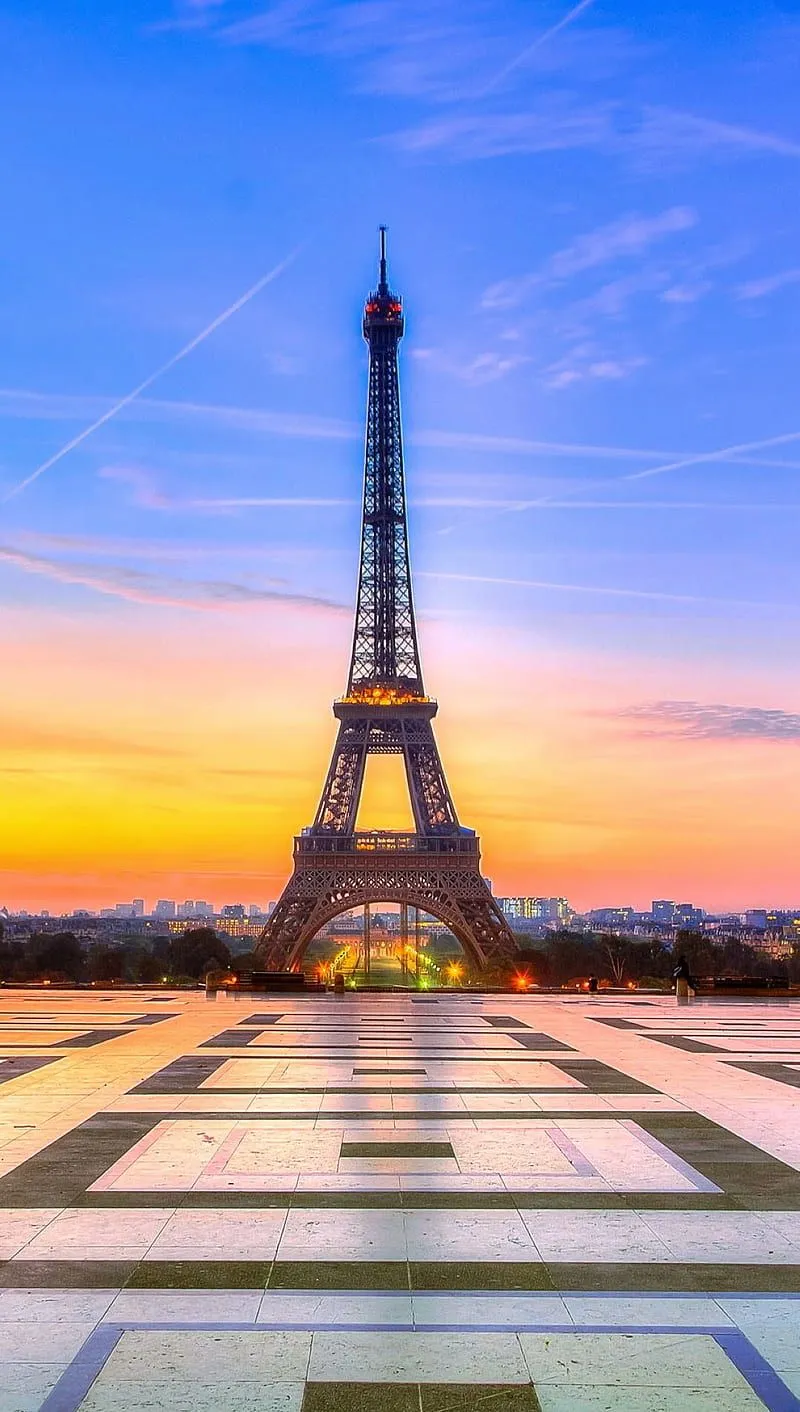 Eiffel tower, eiffel, paris, sky, tower, HD phone wallpaper