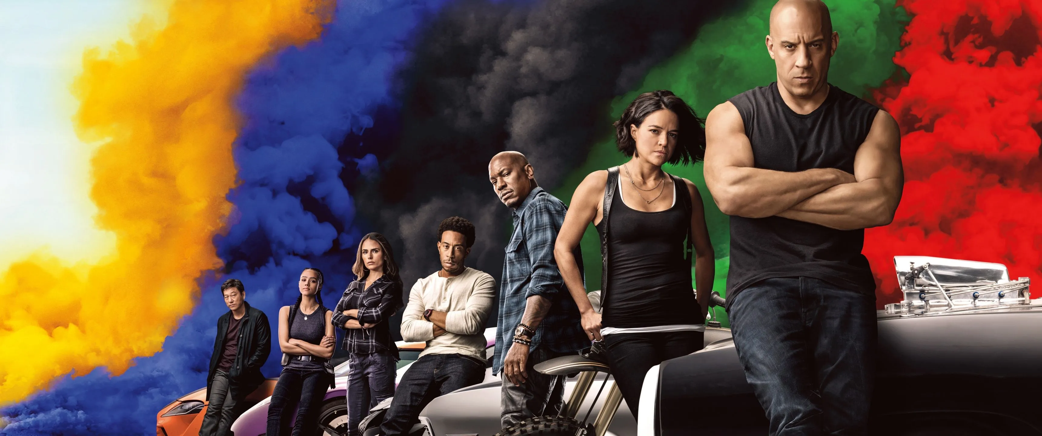 Fast & Furious 9 Wallpaper 4K, Vin Diesel, Jordana Brewster