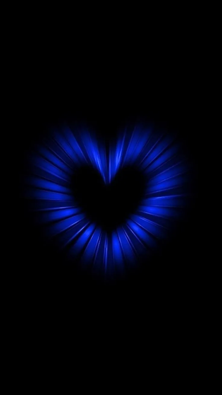 Blue Heart Wallpaper Cute Love Background. Blue heart aesthetic wallpaper, Wallpaper blue aesthetic dark