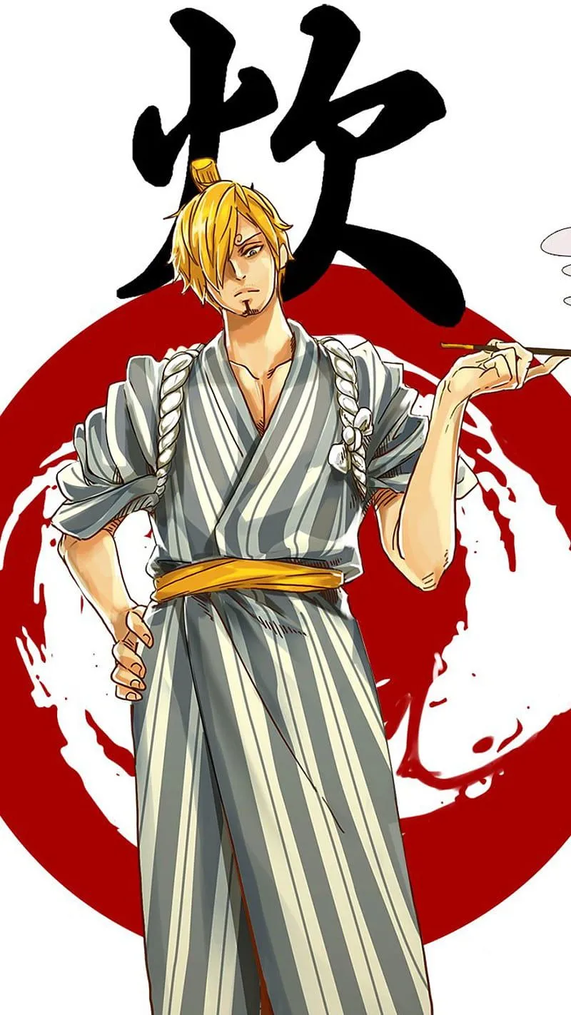 Sanji, Wano, Anime, One Piece, Manga, HD phone wallpaper