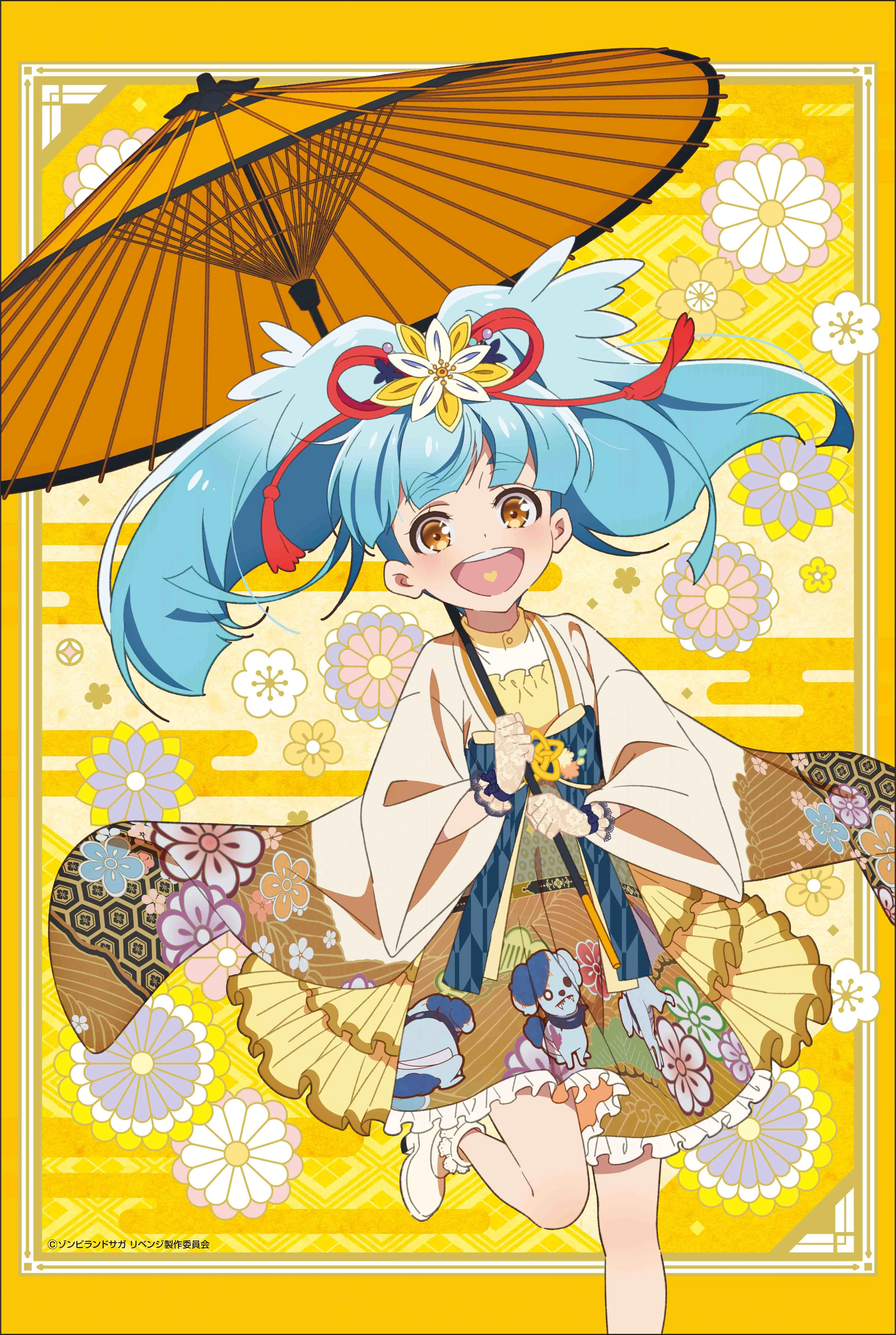 Zombie Land Saga Revenge Original Illustration B2 Wall Scroll: 6 Lily Hoshikawa
