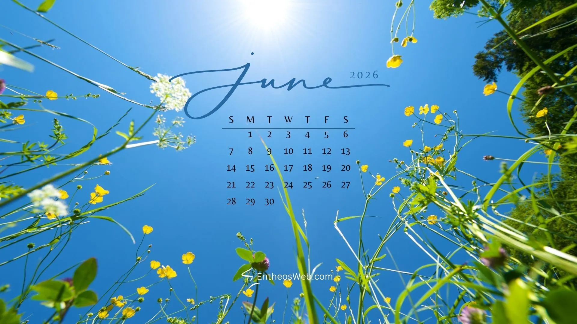 June 2026 Desktop Wallpaper Calendars
