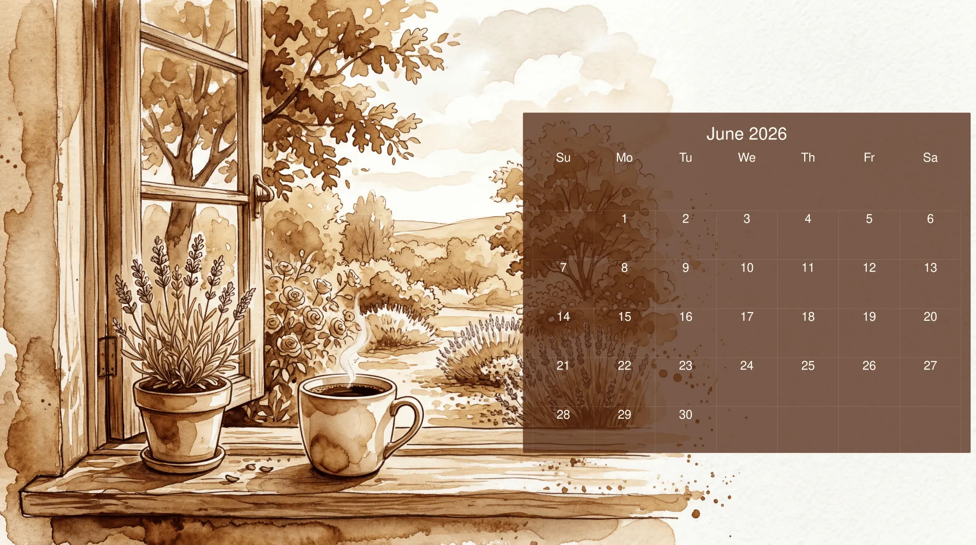 June 2026 Calendar