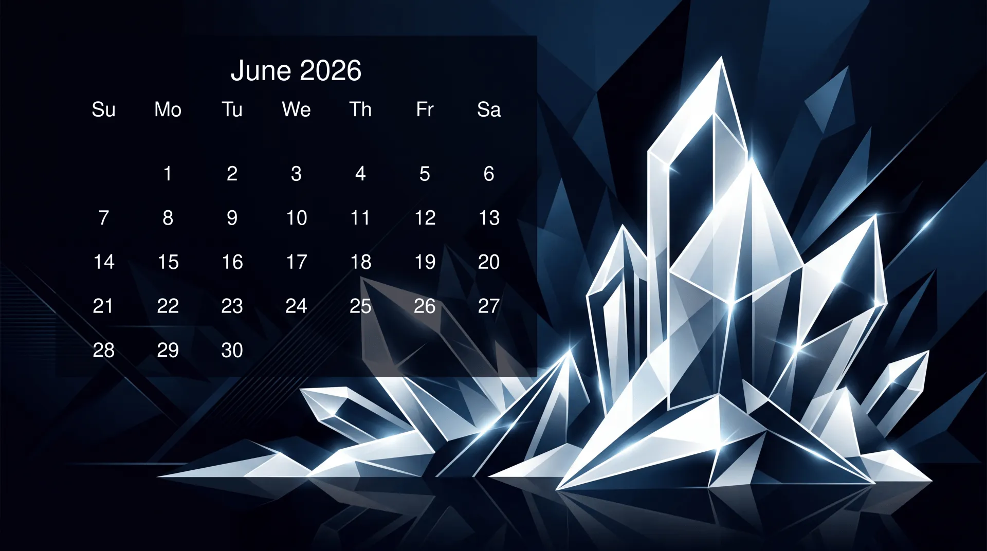 Download June 2026 Calendar 4k Ultra HD Wallpaper
