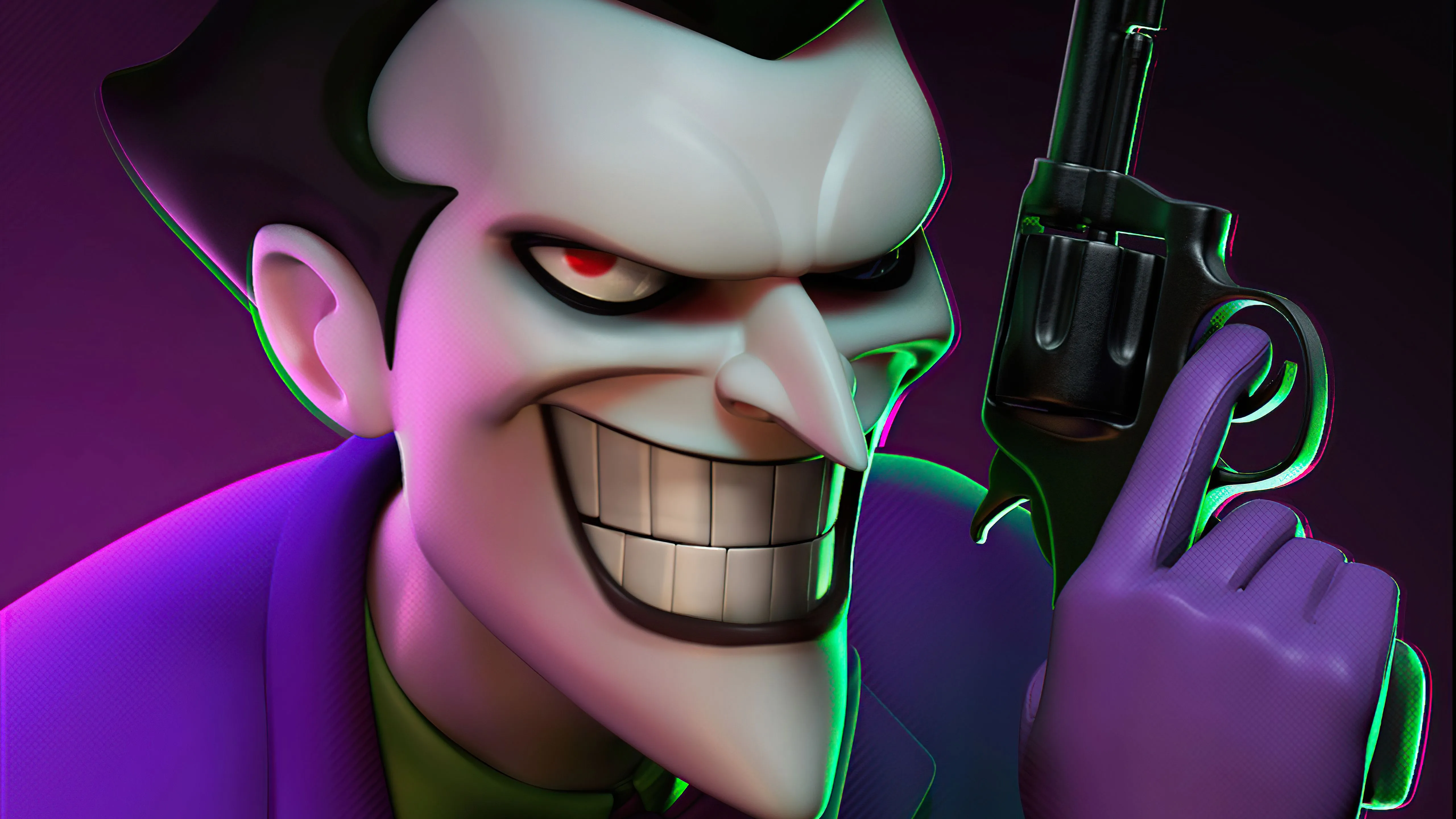 Download Joker TV Show Batman: The Animated Series 4k Ultra HD Wallpaperx2880