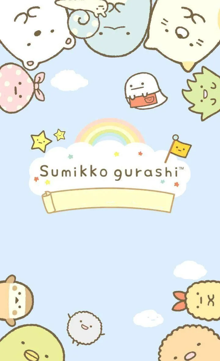 Download Sumikko Gurashi Cloud Banner Wallpaper