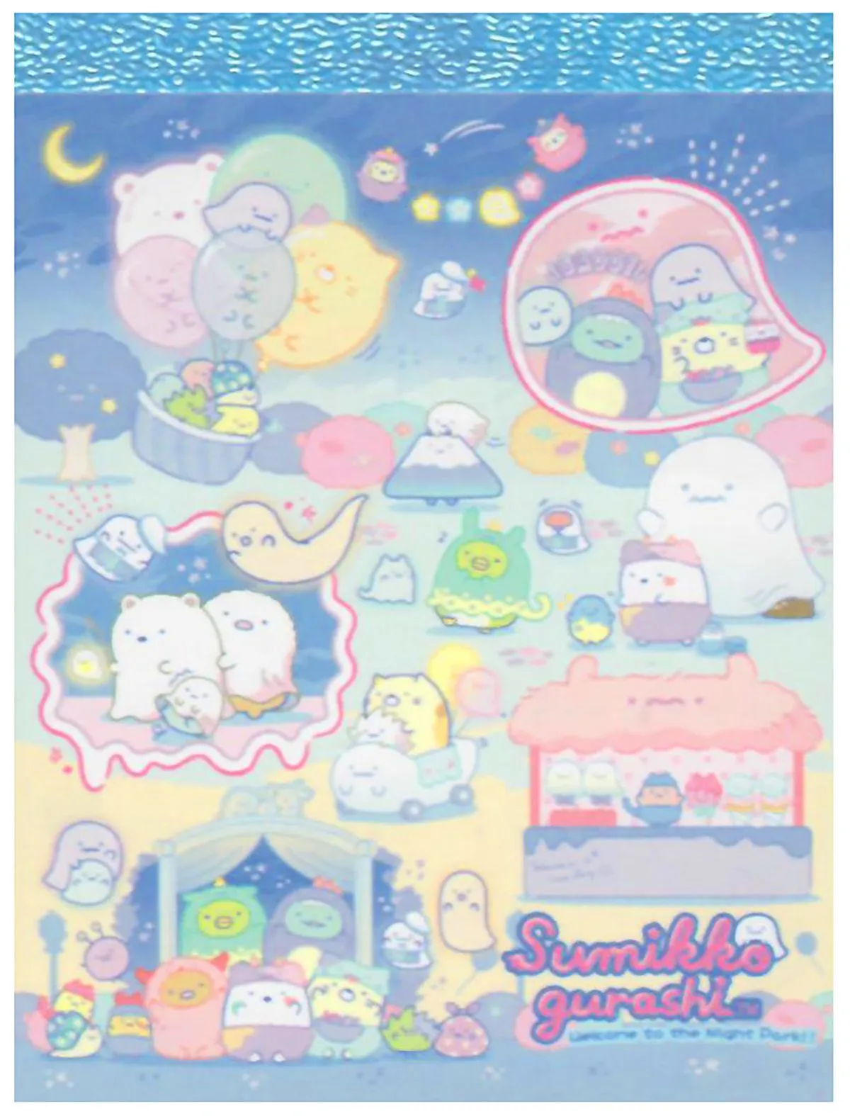 San X Sumikko Gurashi Haunted Park Mini Memo Pad: Family Time