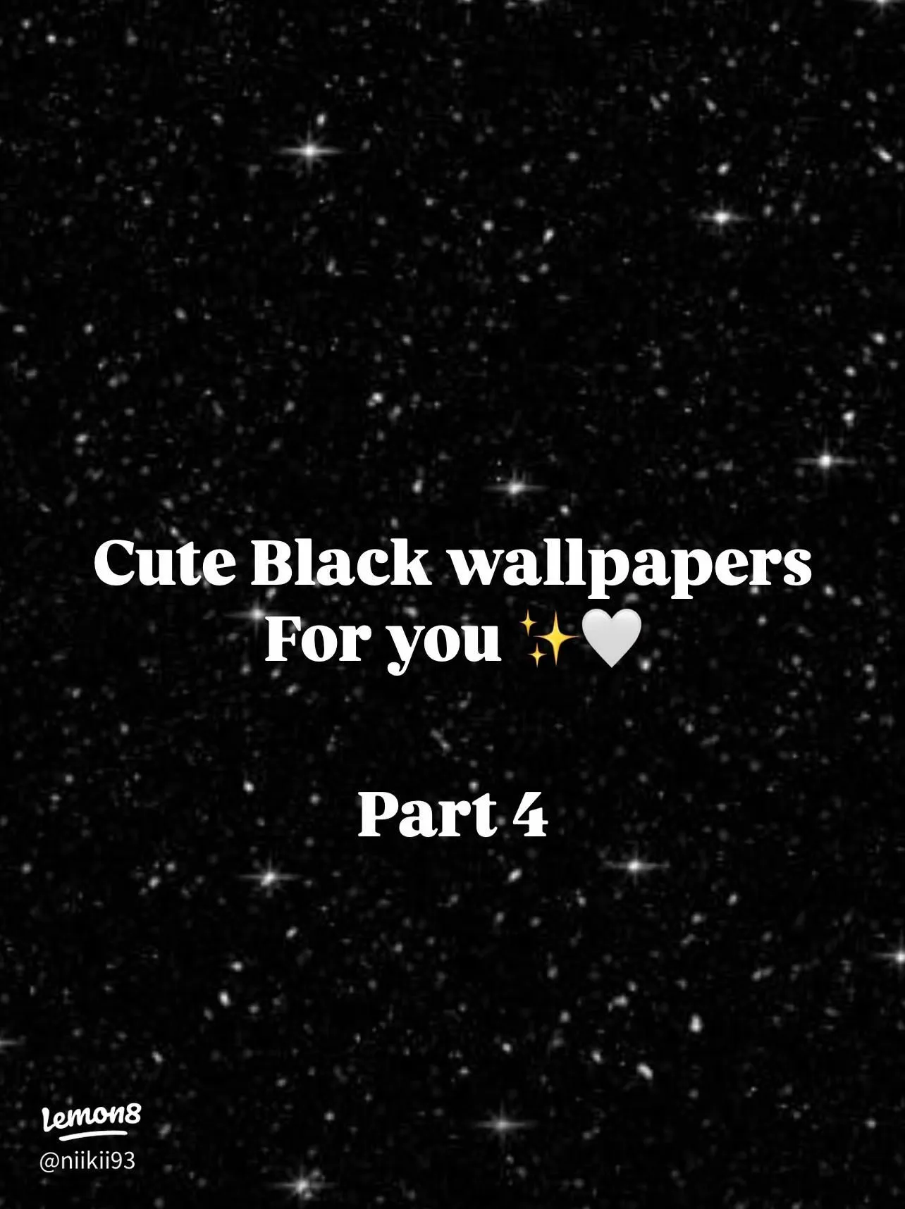Cute Black Aesthetic Wallpaper for iPhone: Dark & Dreamy ✨