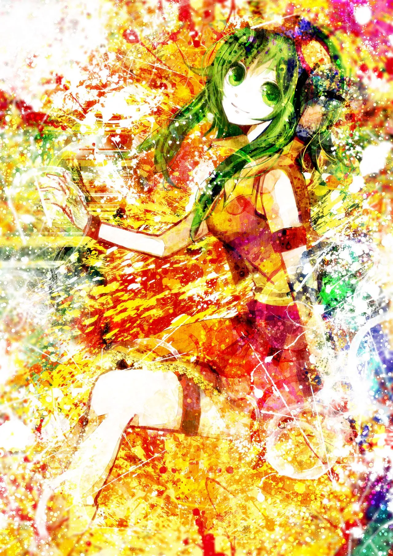 GUMI Wallpaper by Sazanami Shione Anime Image Board