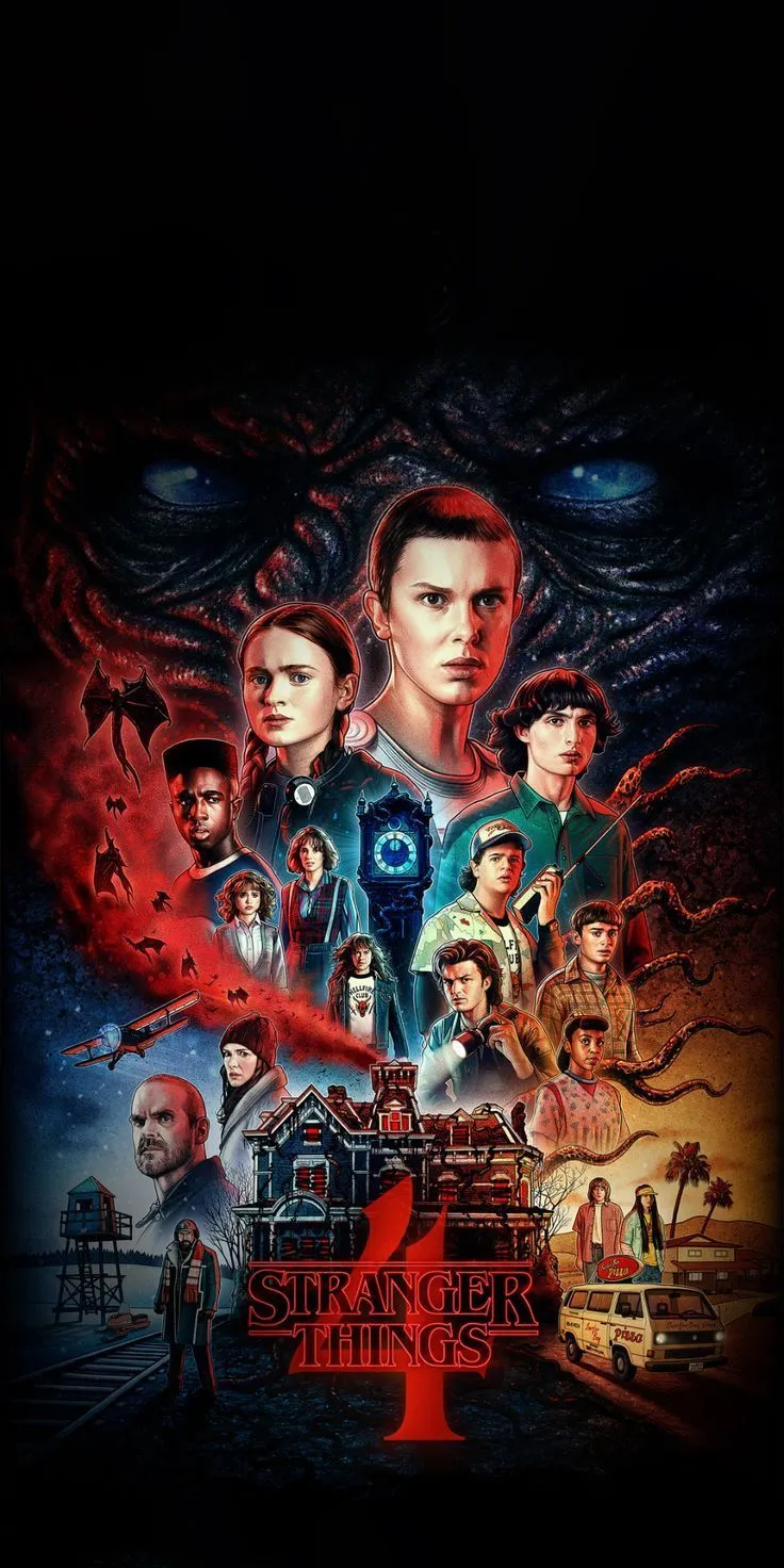 Stranger things season 4 wallpaper. Stranger things wallpaper, Stranger things, Wallpaper