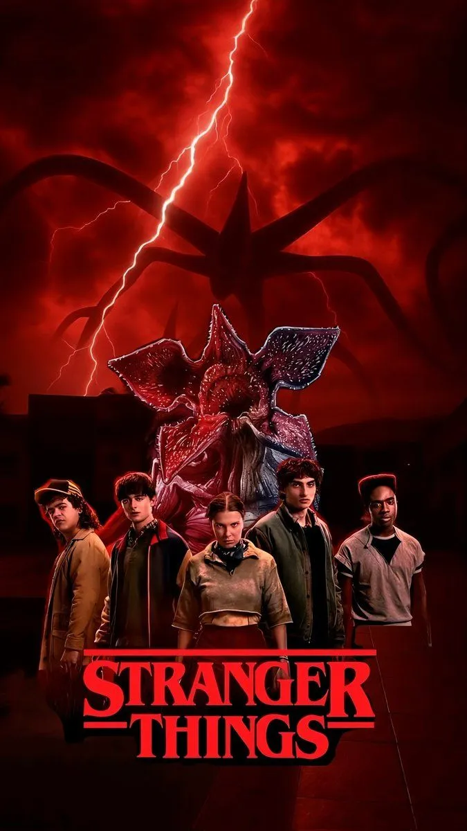 iPhone #Wallpaper. Stranger Things 4k
