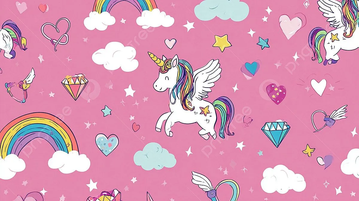 Unicorn Vector Background Image, HD Picture and Wallpaper For Free Download