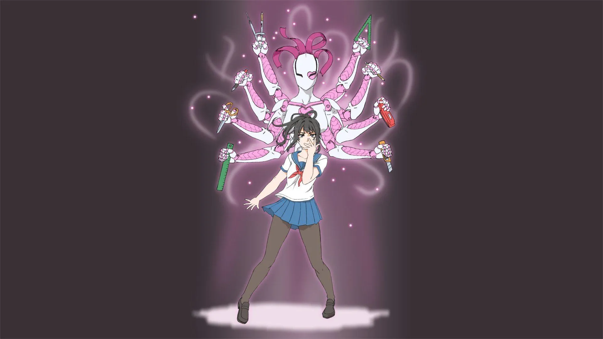 aea, Yandere chan, Yandere, Yandere Simulator, Anime girls, Video games, School uniform, Weapon Wallpaper HD / Desktop and Mobile Background