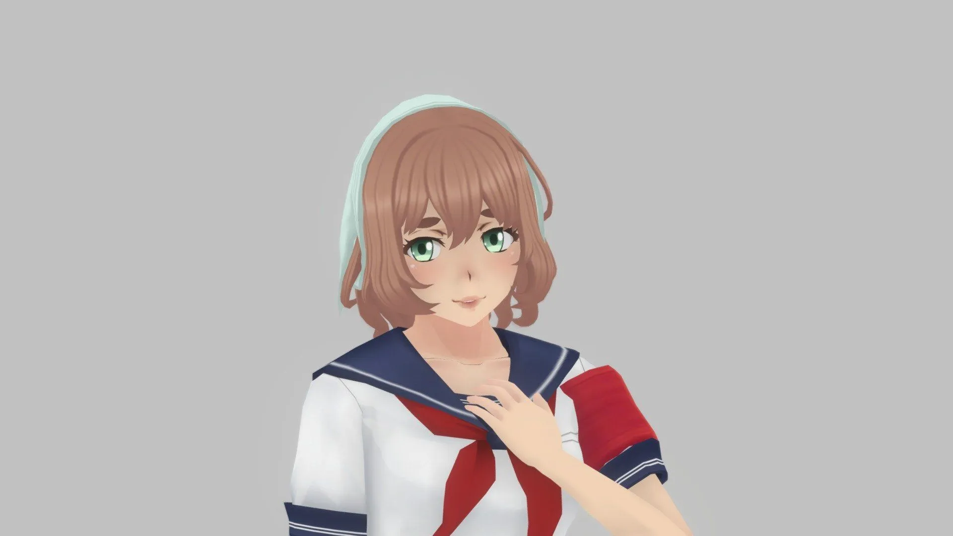 Yandere Simulator Amai Portrait Pose Latest Free 3D model by SLEEPWELLZZ (2ND ACCOUNT) [f287791]