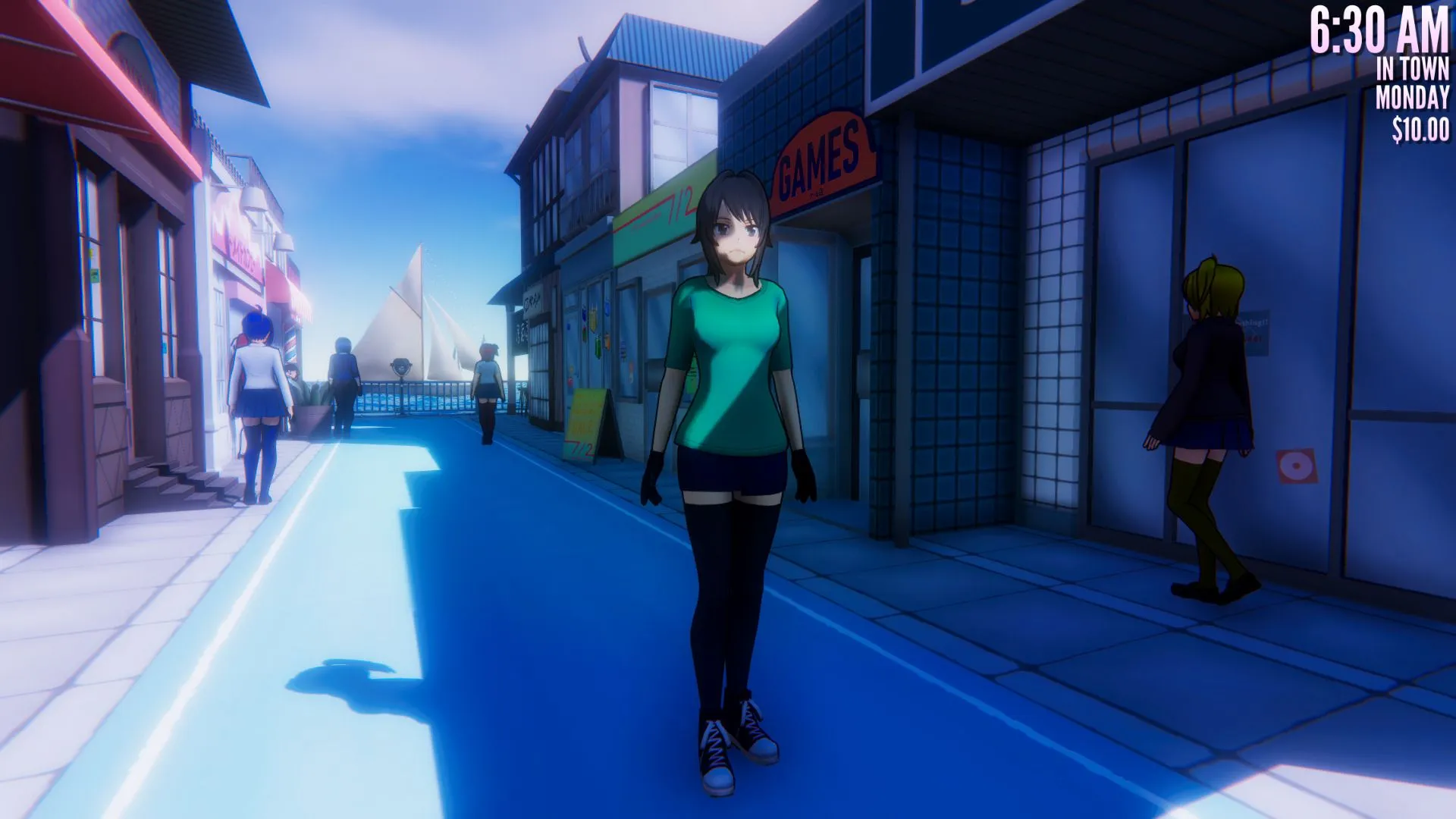 Yandere Simulator in PlayOnLinux