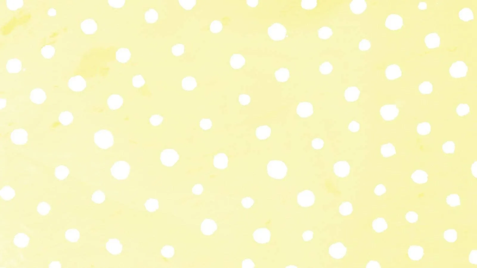Download Yellow Aesthetic White Polka Dots For Computer Wallpaper