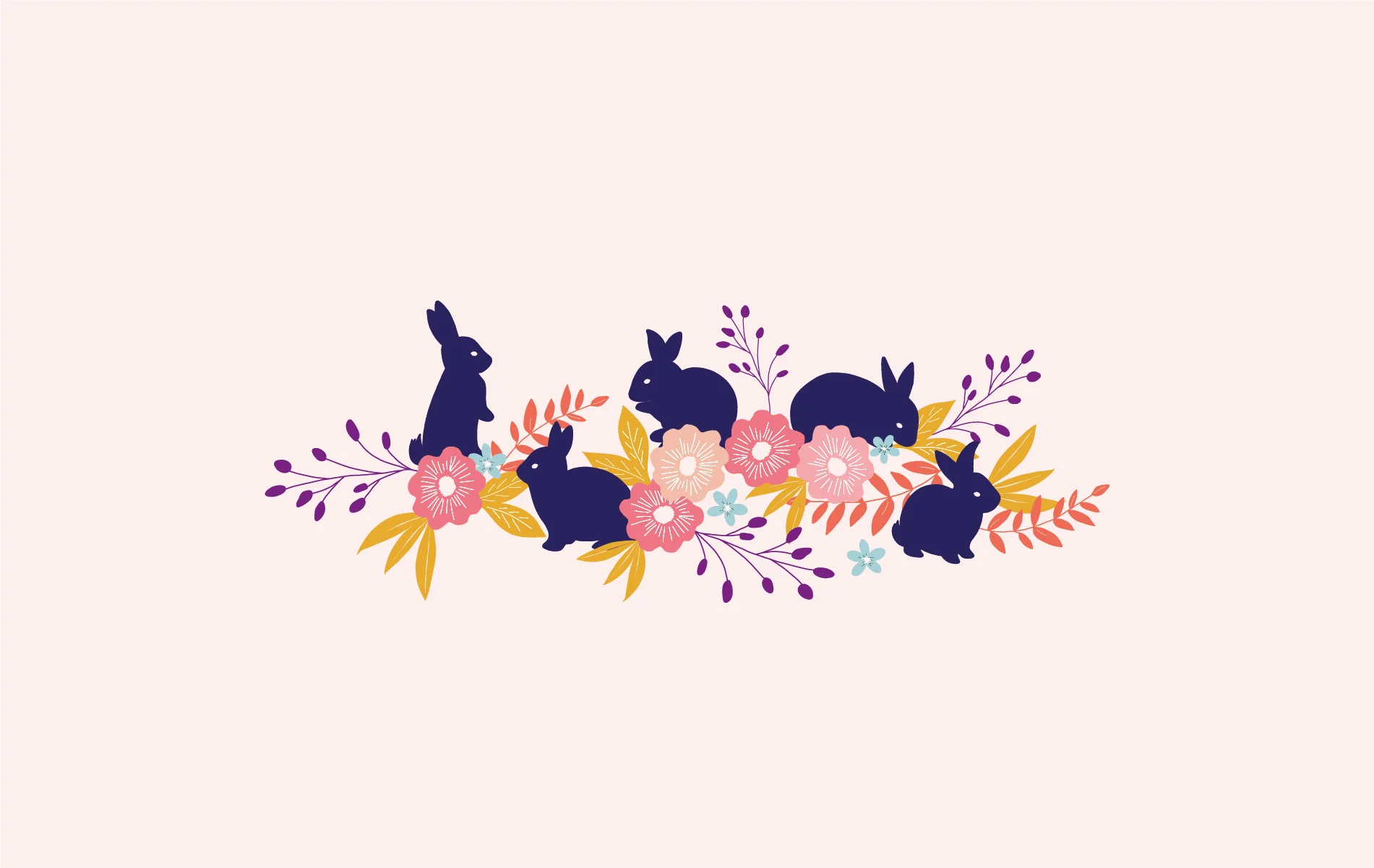 Bunny desktop, tablet and phone wallpaper