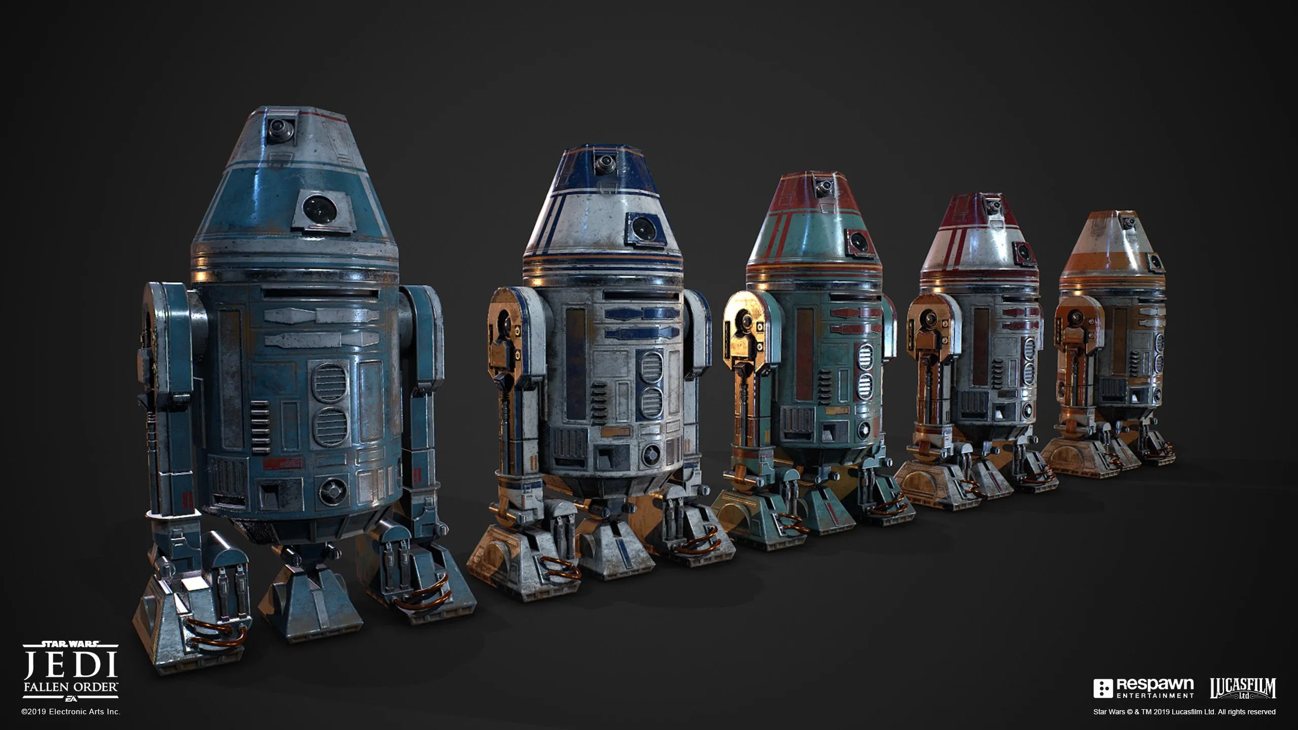 Evan Cwiertny's Portfolio Wars Jedi: Fallen Order and Flashback Droids