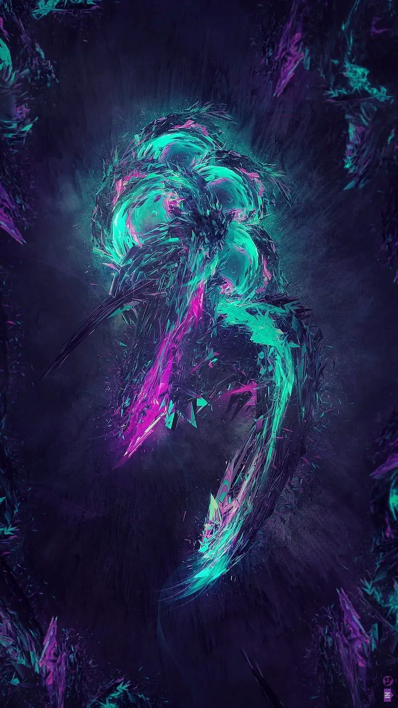 HD nebula dragon wallpaper