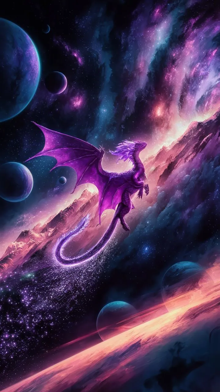 Galaxy Dragon Wallpaper