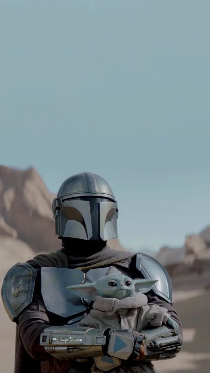 Grogu mando wallpaper. iPhone wallpaper mandalorian, Star wars wallpaper grogu, Star wars aesthetic