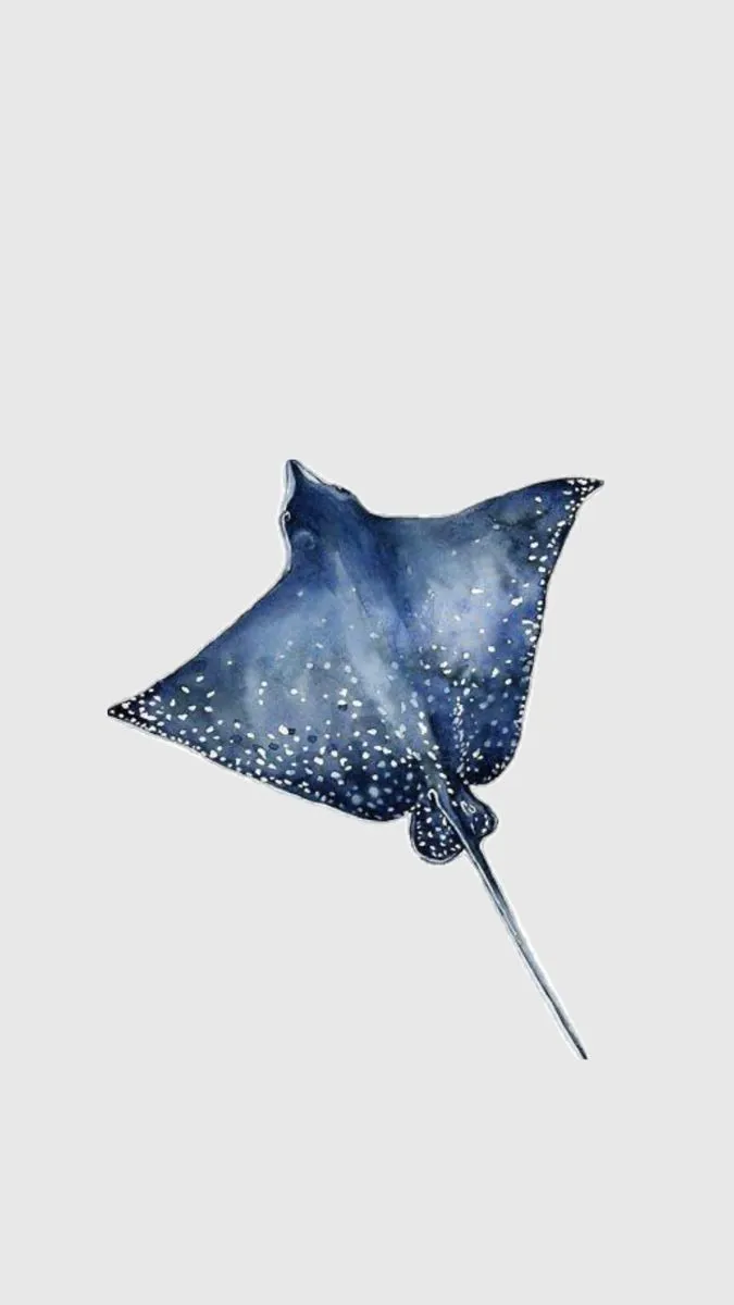 Blue stingray wallpaper. Baby blue wallpaper, Baby blue aesthetic, Cute home screens
