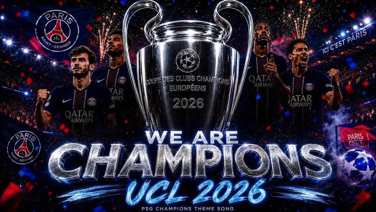 PSG Champions league Winner 2026 theme song