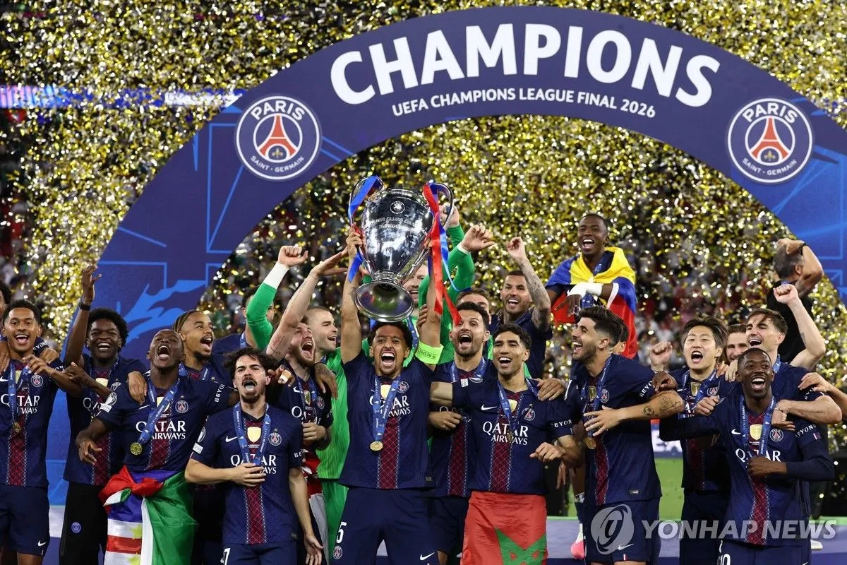 PSG Defend Champions League Title With Lee Kang In Benched. Yonhap News Agency