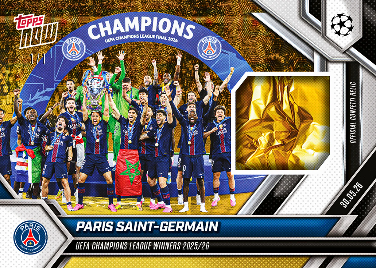 Paris Saint Germain 26 UCL Topps NOW®
