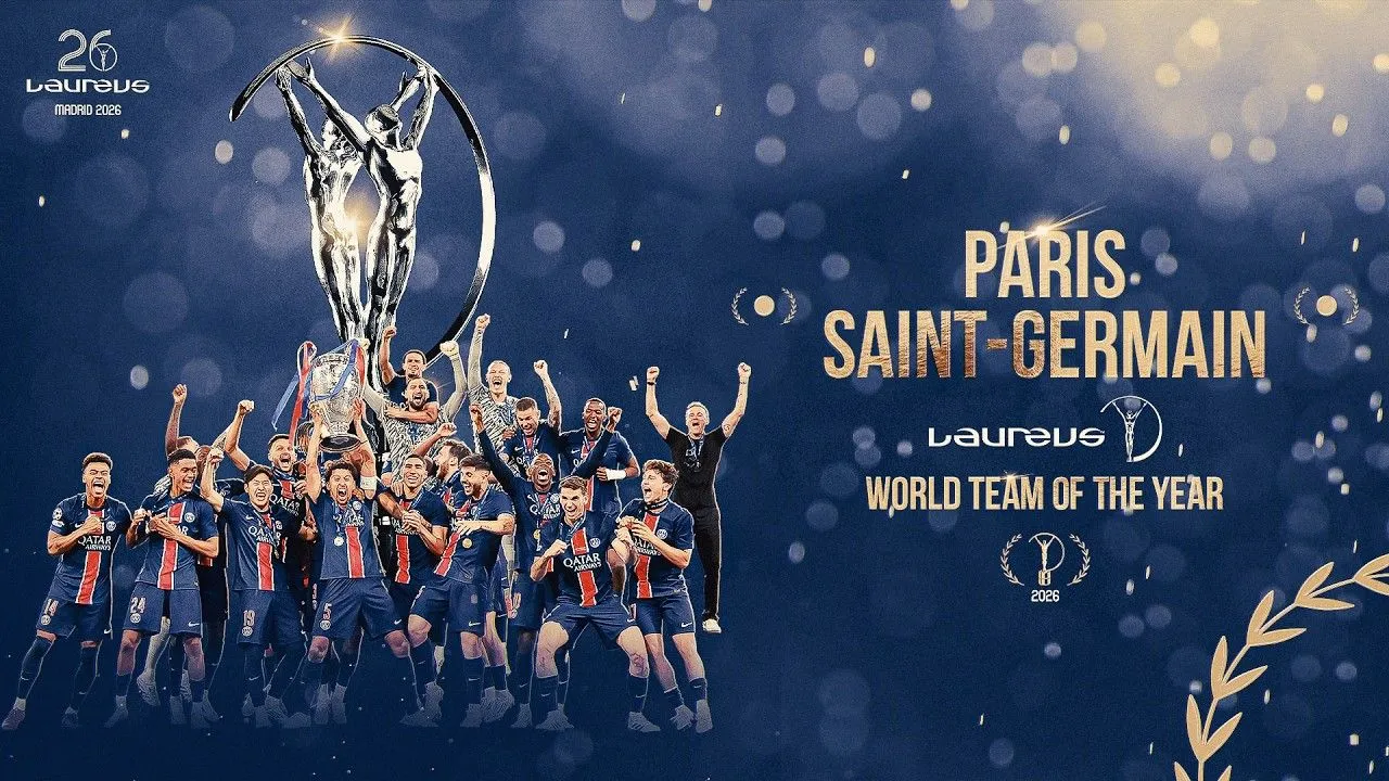 Paris Saint Germain. Laureus World Team Of The Year
