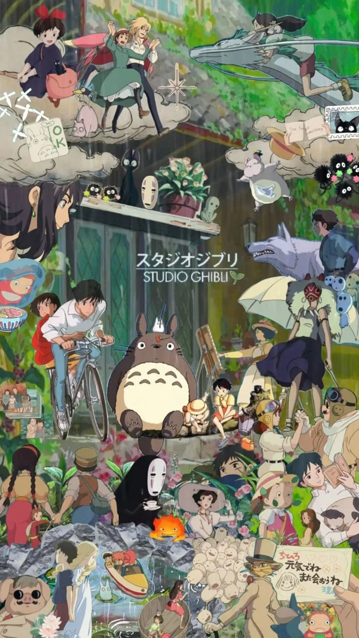 Included as many movies as I could #studioghibli #ghibli