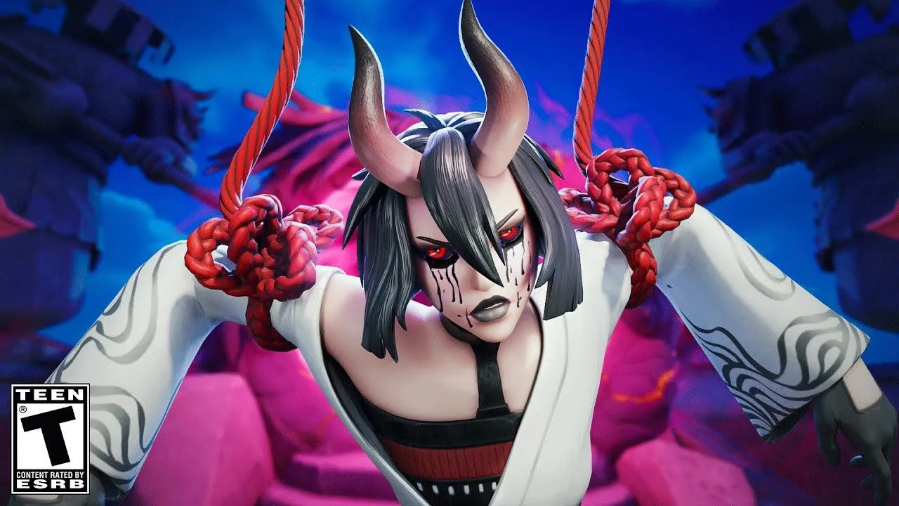 How The NIGHT ROSE Became a DEMON Warrior's Origin Story. ( Fortnite CH6)