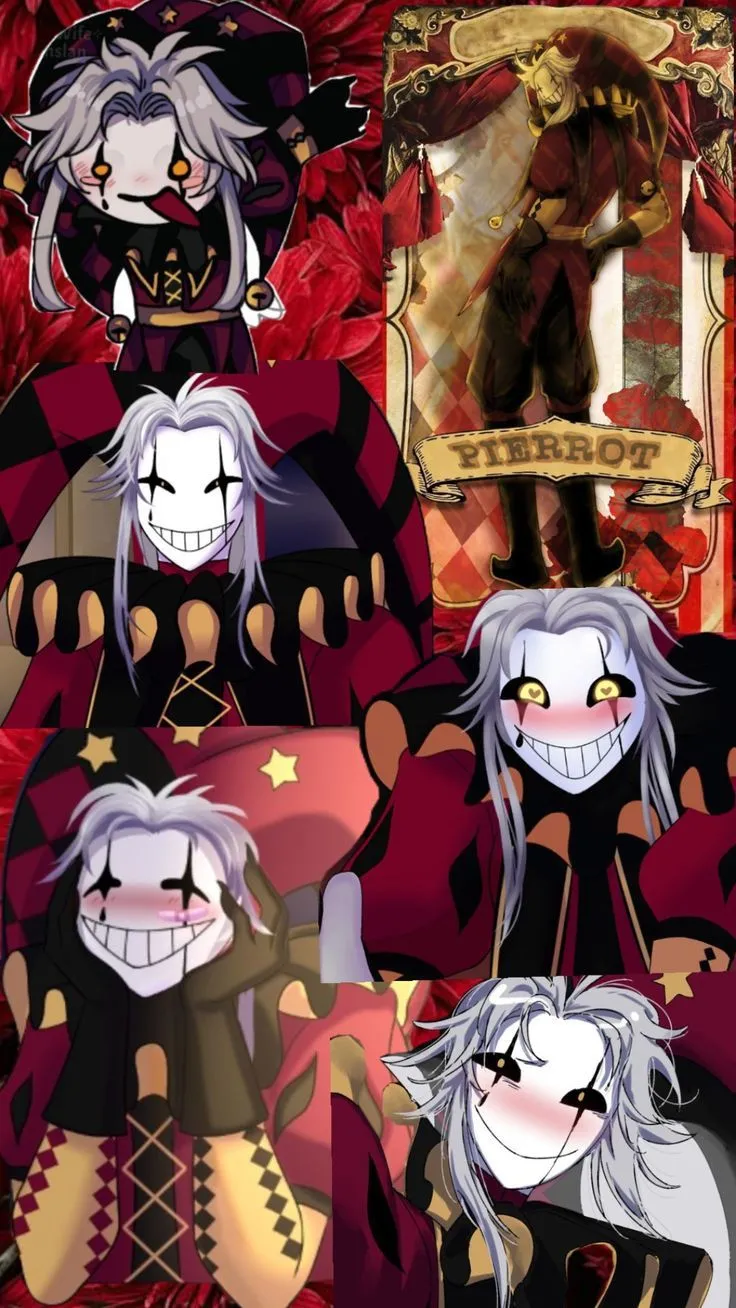 The Freak Circus Pierrot Para Coloriar Kawaii