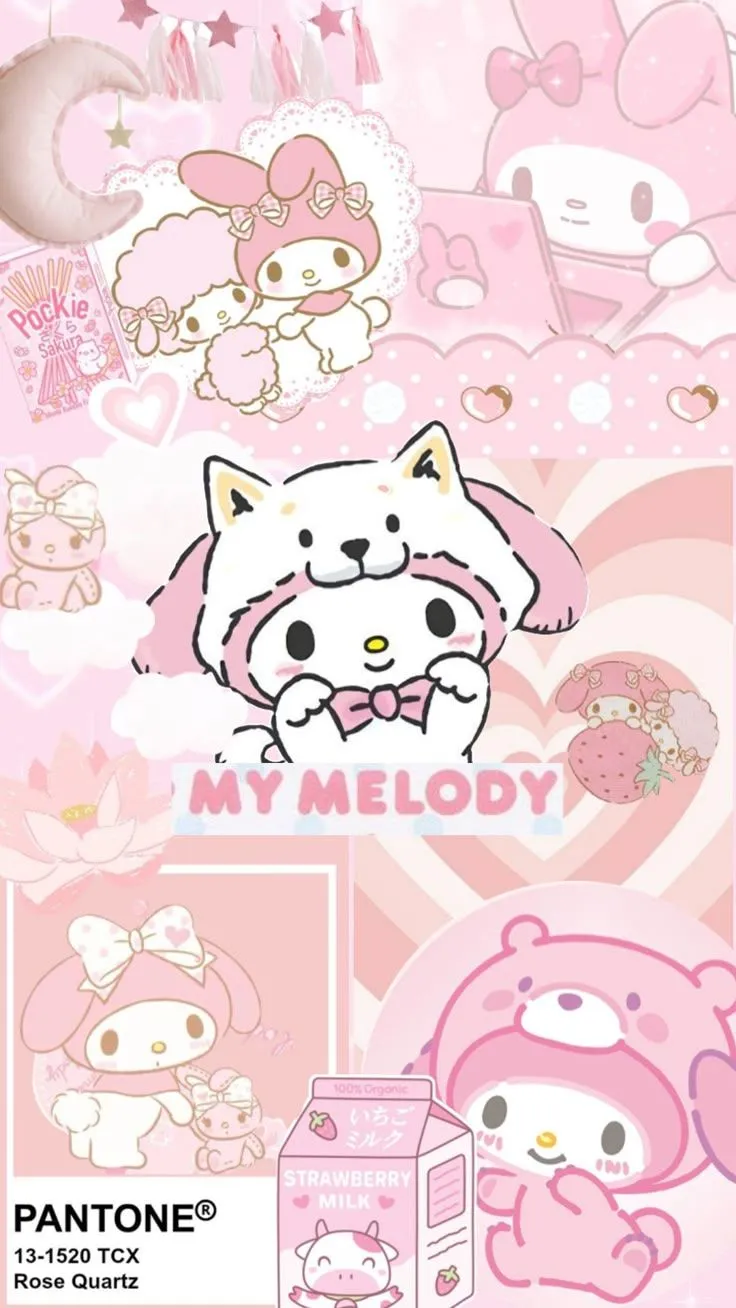 #mymelody #sanrio #hellokitty #aesthetic #pastelpink #sanriocore #mymel. My melody sanrio wallpaper