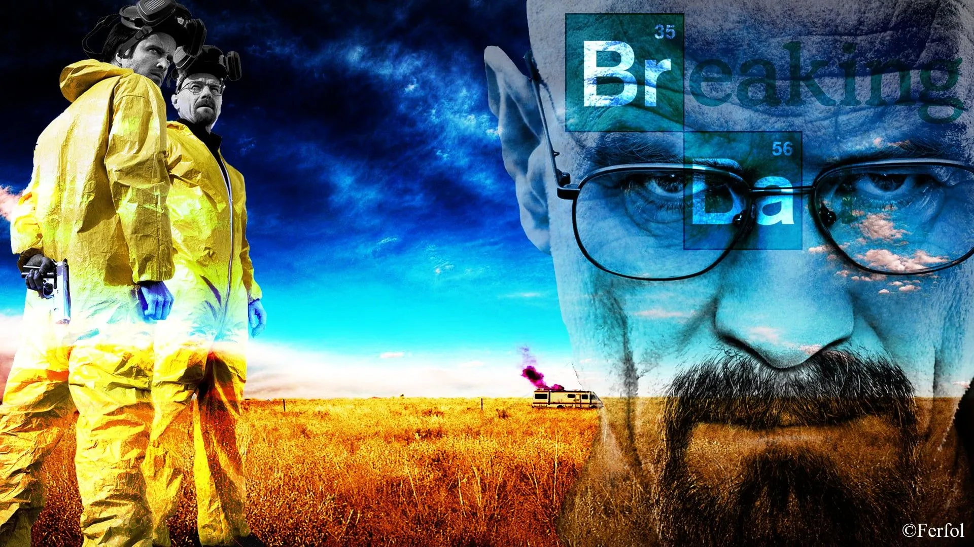 Men's white tank top, Breaking Bad, AMC, Walter White, Heisenberg HD wallpaper