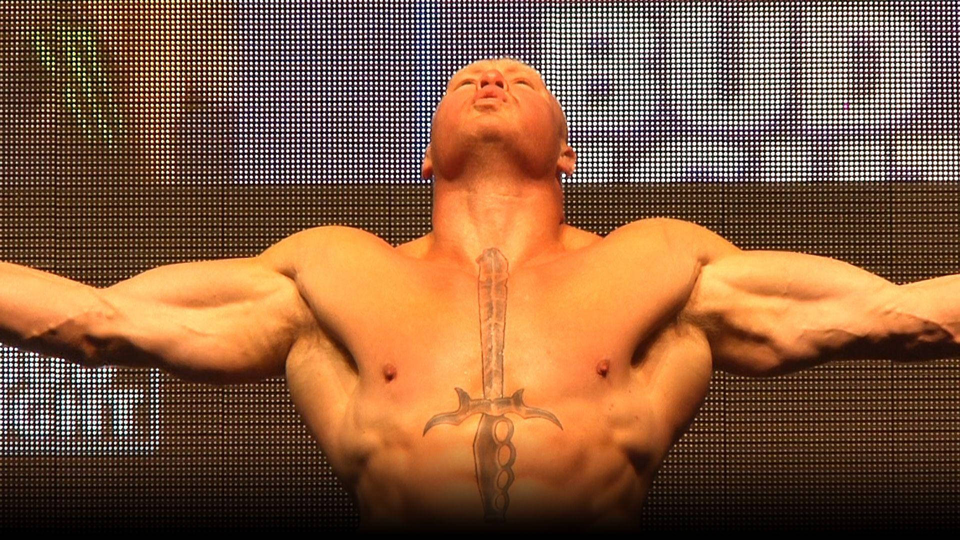 Download Brock Lesnar Posing Wallpaper