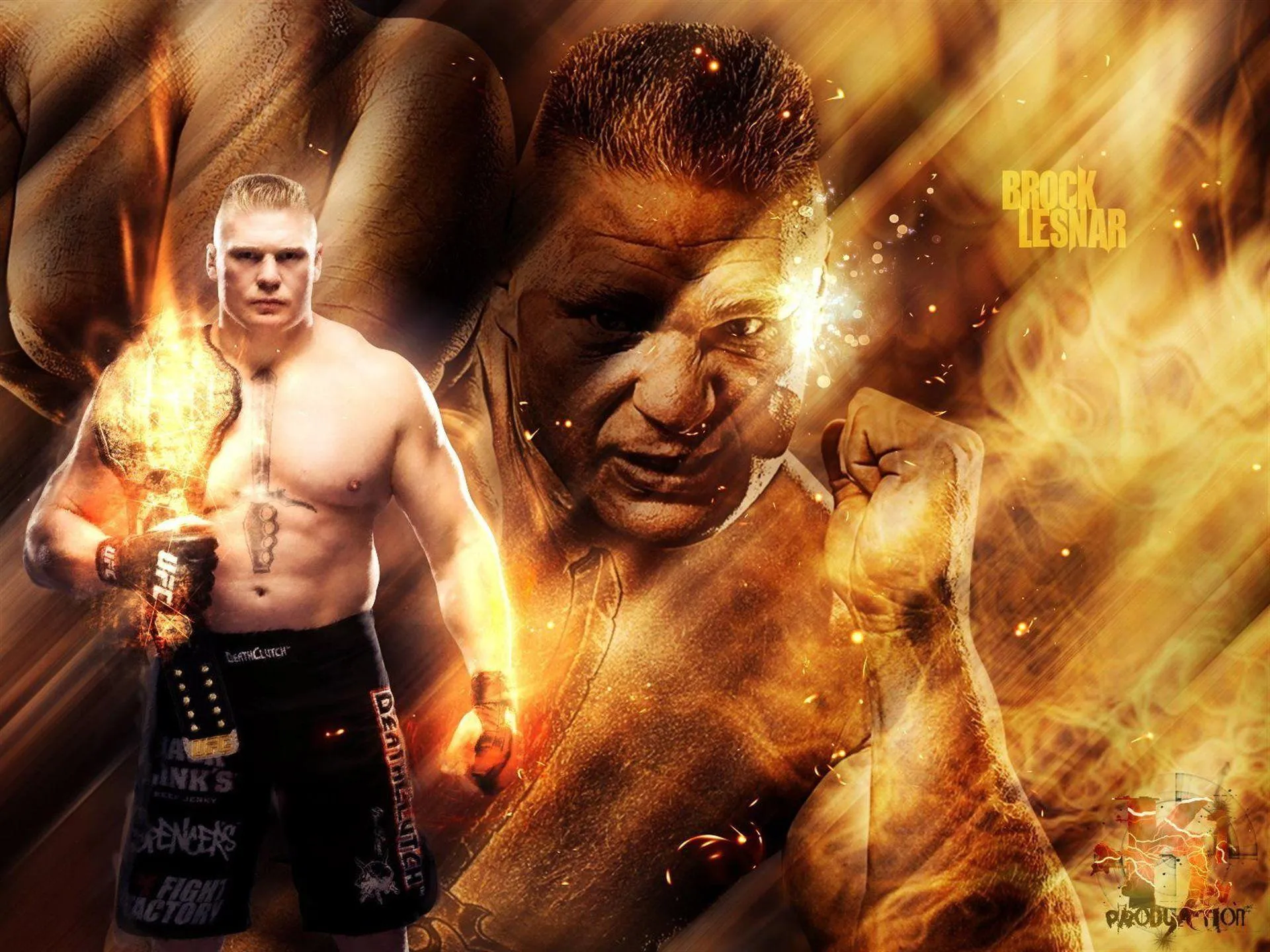 Brock Lesnar UFC Wallpaper