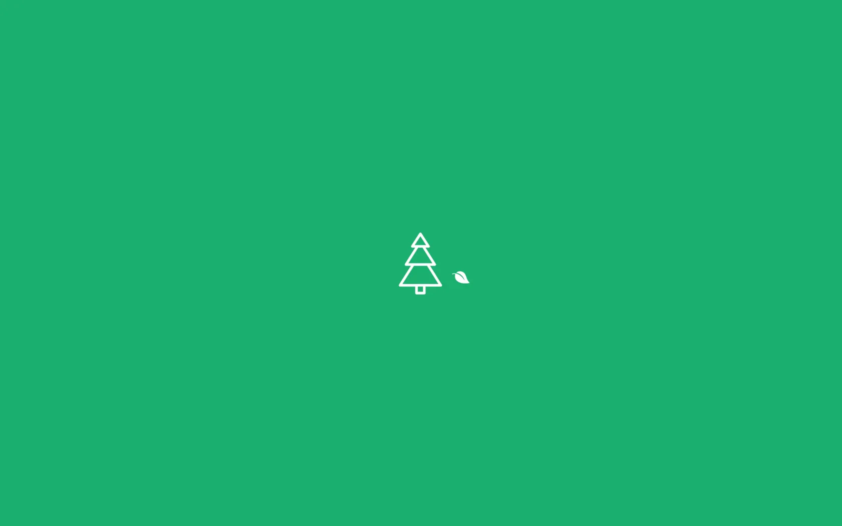 Green Minimalist Wallpaper