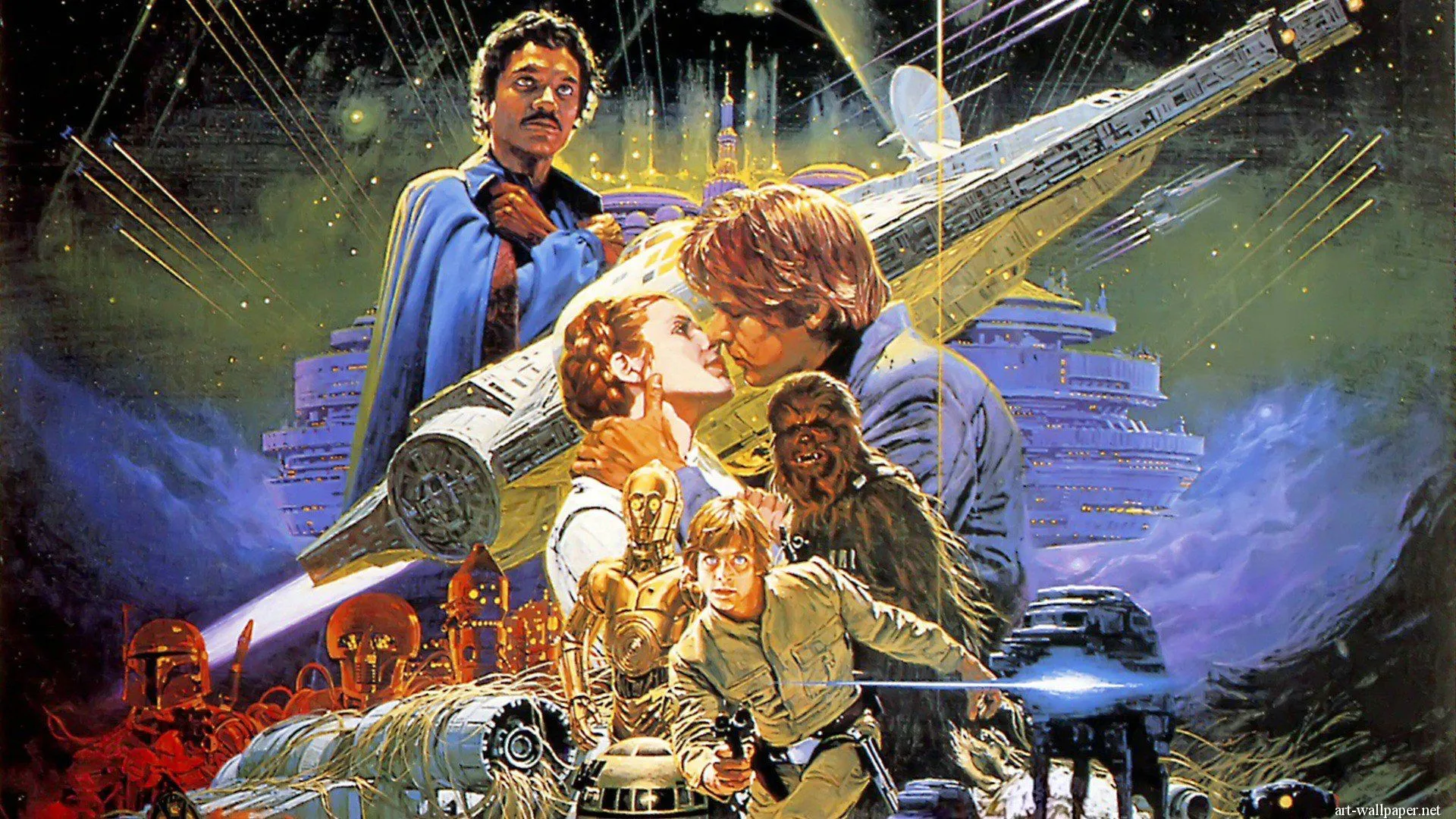 Epic Star Wars HD Wallpaper: Classic Movie Adventurex1080